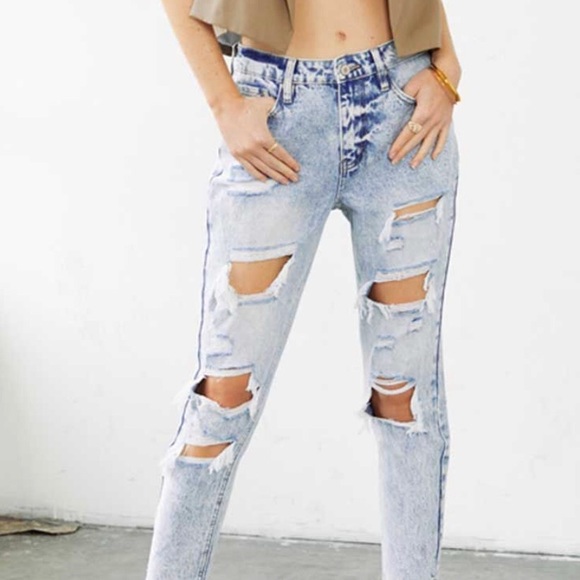 KANCAN High Rise Mom Jeans - Picture 2 of 6